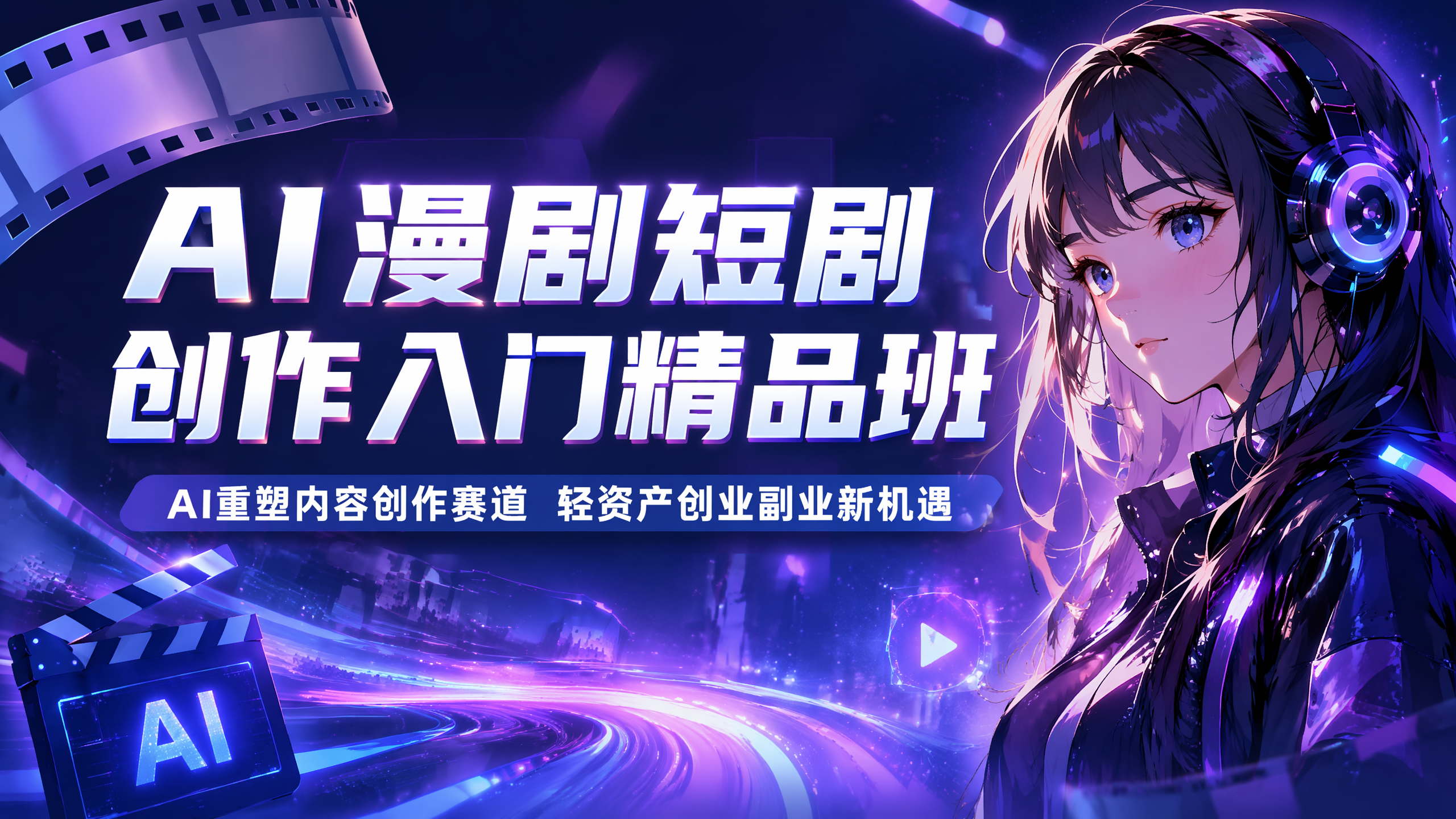 AI漫剧短剧创作入门精品班